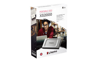 Kingston Technology Kingston XS2000 4000G – 4 TB Tragbare SSD, USB Typ-C 3.2 Gen 2, 2000 MB/s – für Windows, macOS, Linux