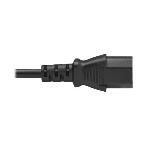 Eaton Netzkabel, IEC C13 auf Schuko (Typ F), H05VV-F, 250 V, 10 A, 3 m, Schwarz