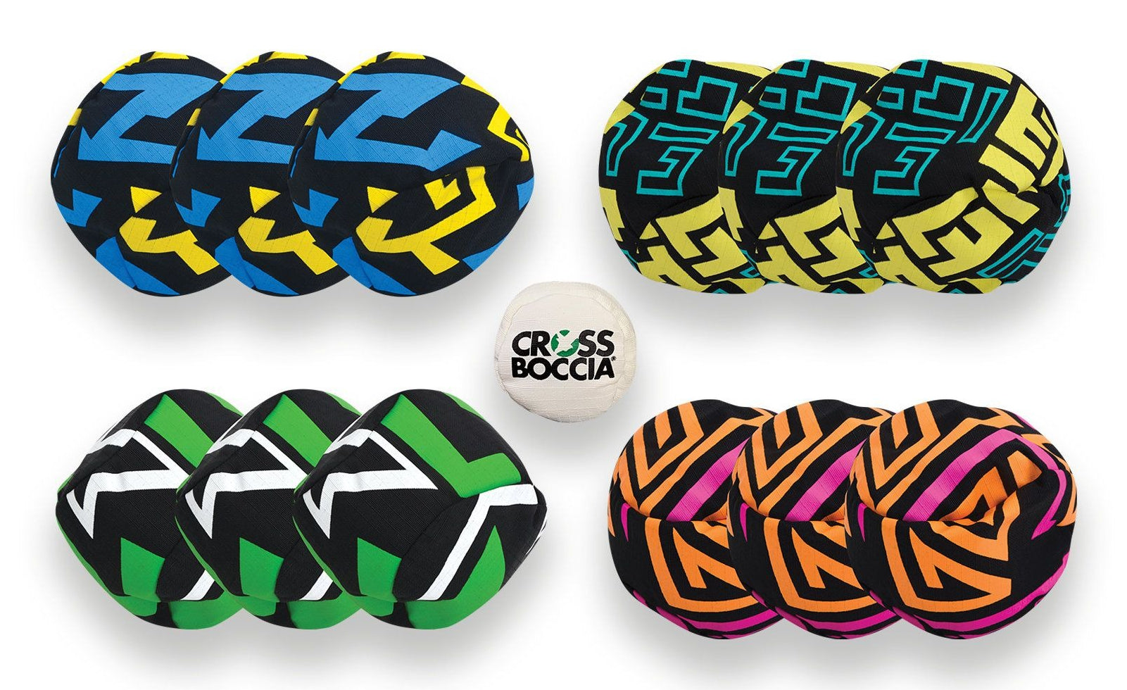 Schildkröt Funsports Family Pack Labyrinth Boccia-Spiel – Ø 8 cm – 13-teilig – ab 3 J. – mehrfarbig