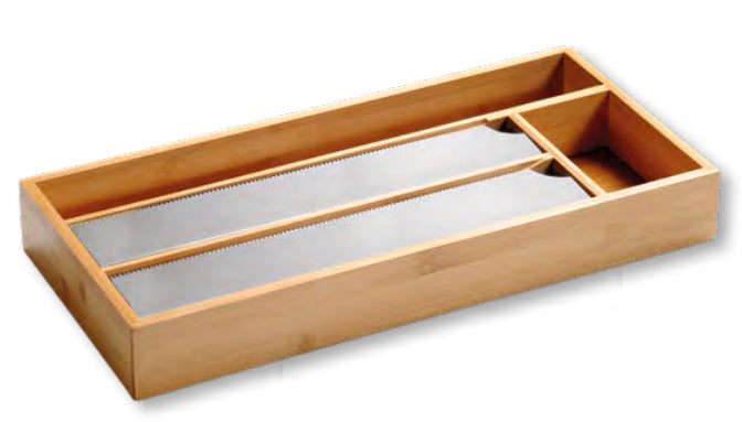 Kesper Folienspender 42 × 19 × 5,4 cm, Bambus, Braun, mit Aufhängevorrichtung