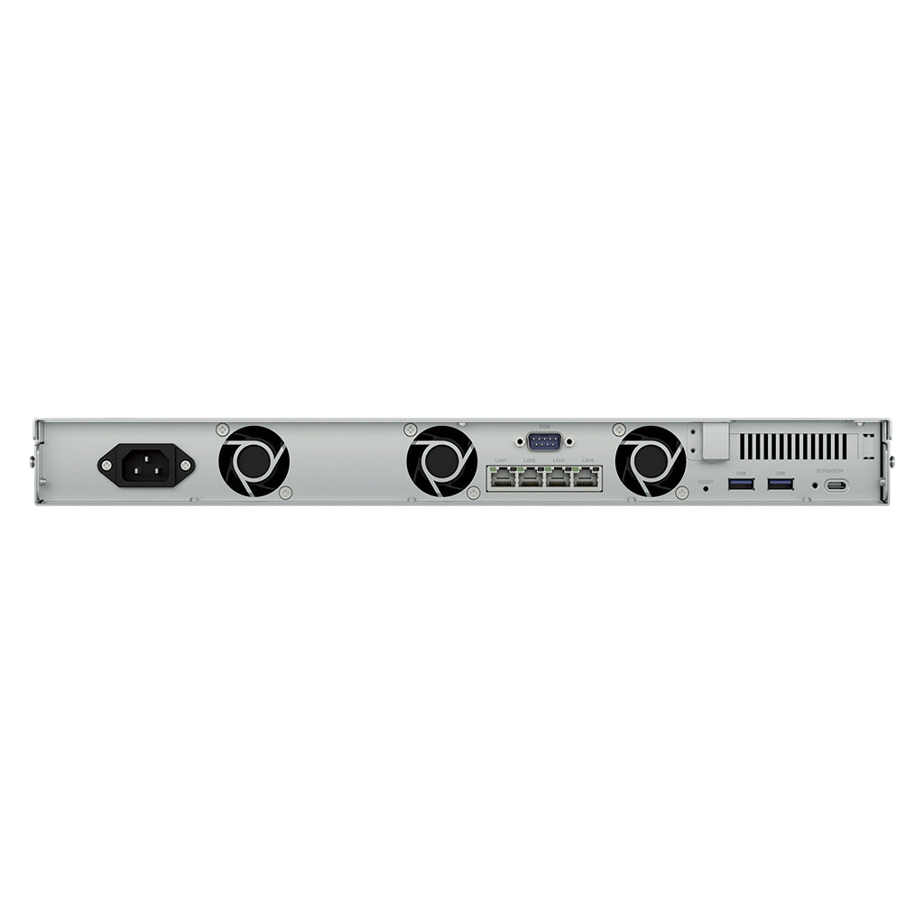 Synology RackStation RS826+ – 4-Bay Rack 1U NAS – AMD Ryzen V1500B, 4 GB RAM, 1GbE, DSM
