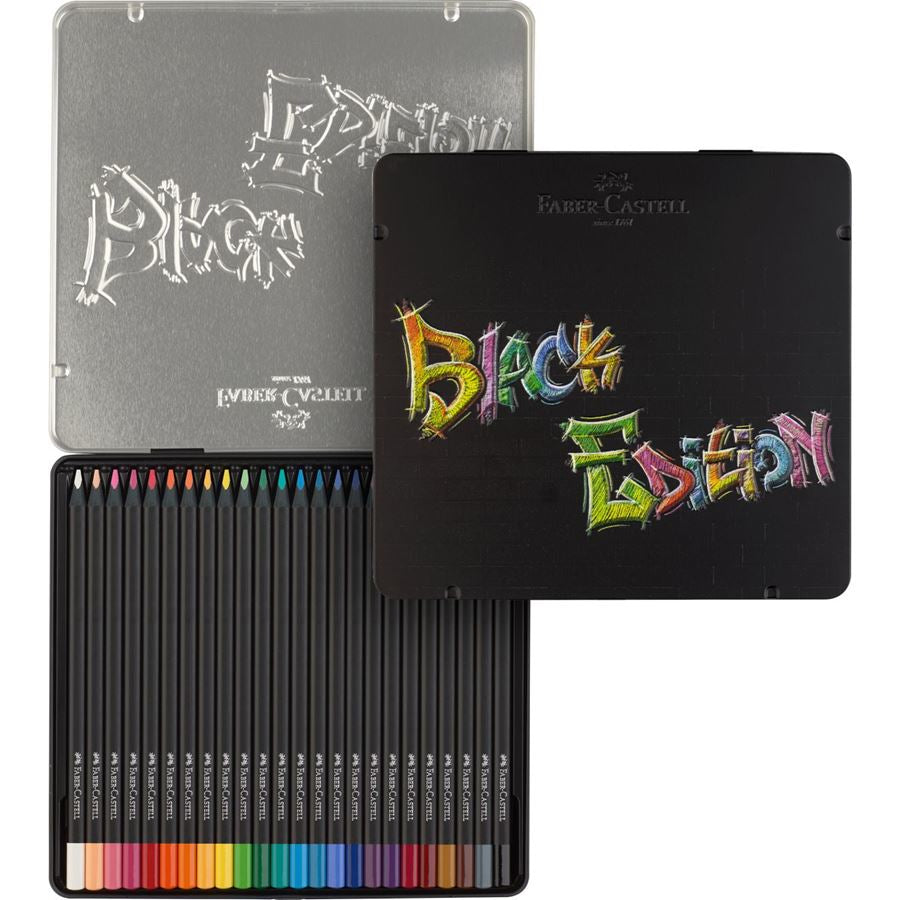 Faber-Castell Buntstifte Classic – 24 Farben, im Metalletui, Ø 3 mm, dreikantig, FSC