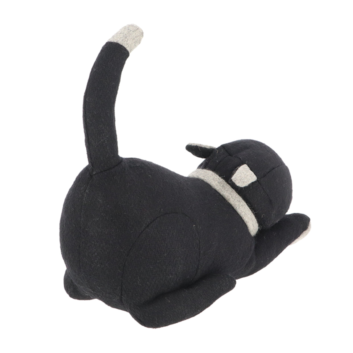 Esschert Design Türstopper – Filz/Marmor/Polyester – Schwarz – Ø 260 × H 270 mm