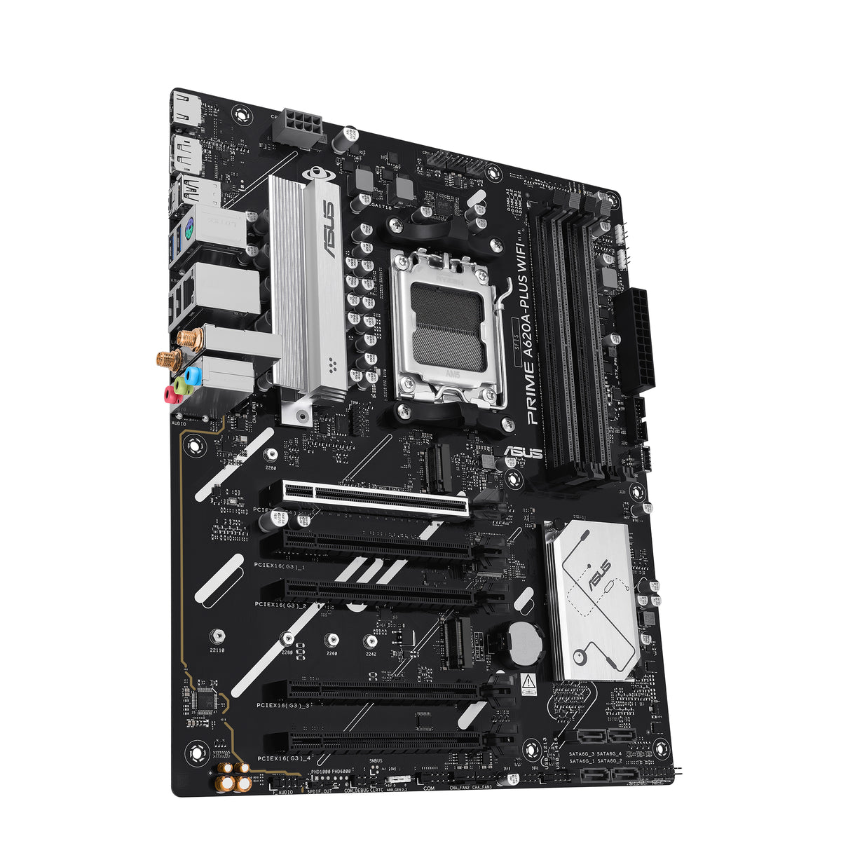 ASUS PRIME A620A-PLUS WIFI – Mainboard – Sockel AM5, AMD A620A, ATX, DDR5