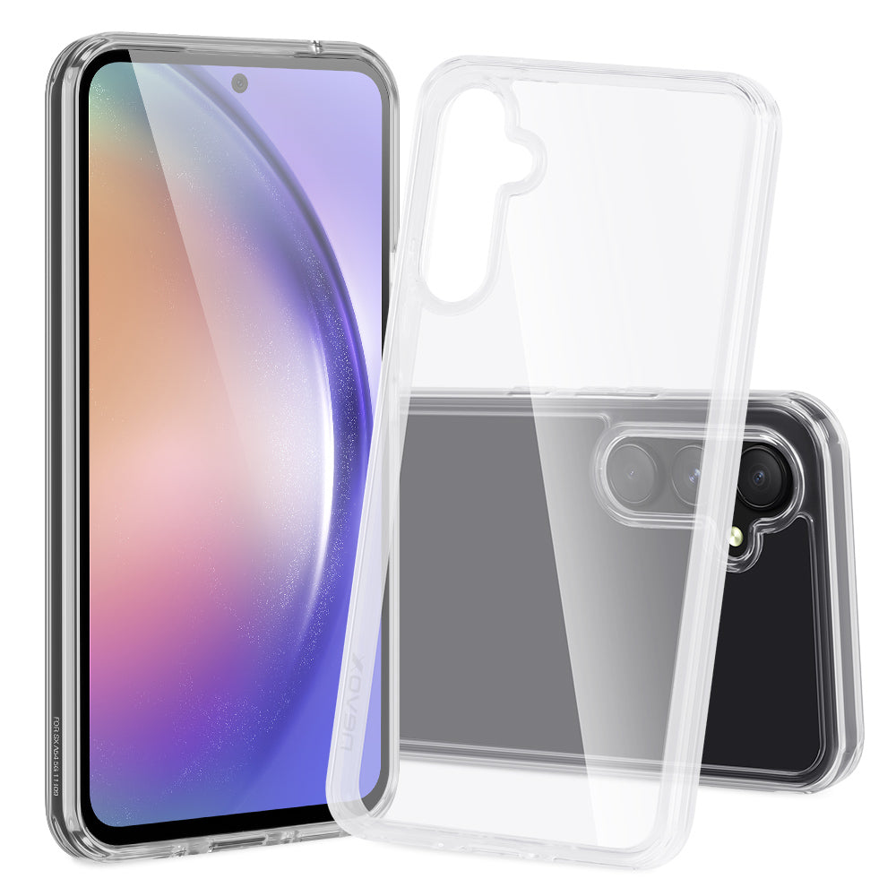 nevox StyleShell SHOCKFlex Backcover – für Samsung Galaxy A37 5G, PC+TPU, Transparent, schlagfest
