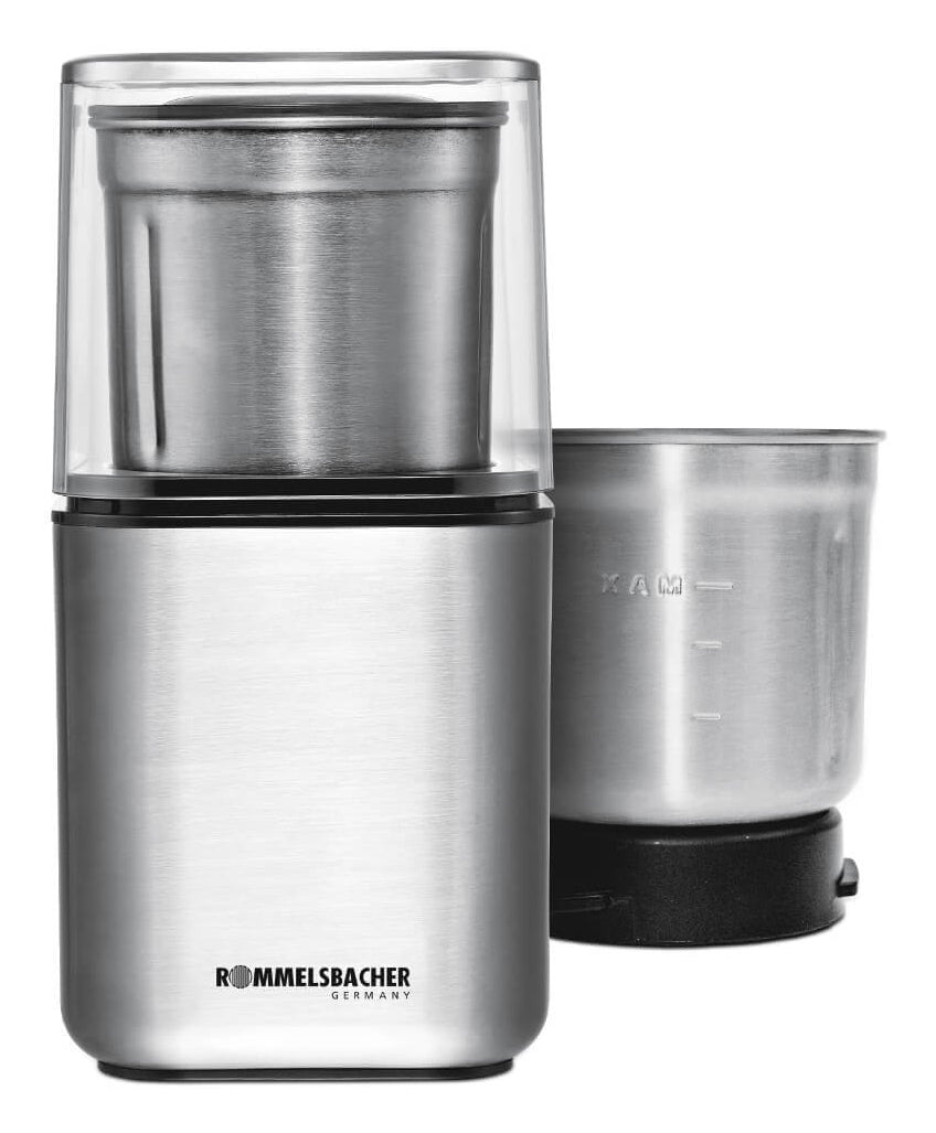 Rommelsbacher Kaffeemühle EGK 200 – 70 g, Schlagmesser, 200 W – Edelstahl