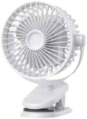 Aiolos USB-Tischventilator METEO 67.GF10WS – 10 W, 2400 mAh, USB-C, Weiss