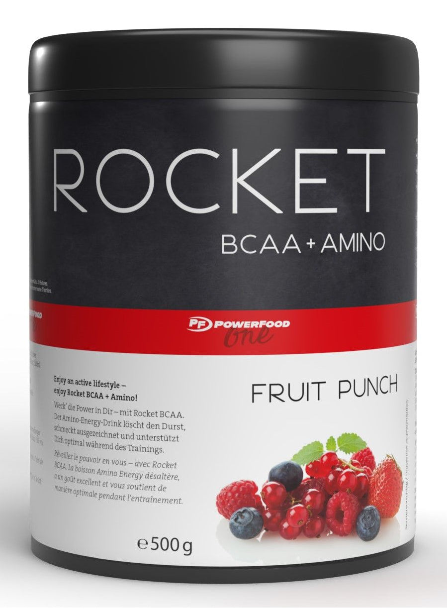 PowerFood Aminosäure-Pulver Fruchtpunsch – laktosefrei – 500 g