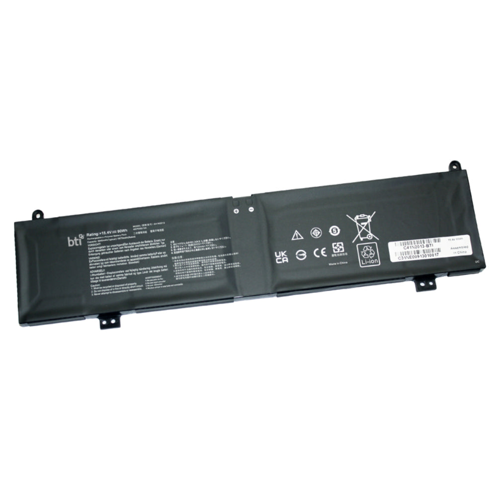 BTI Notebook-Akku – für ASUS ROG Strix Notebooks – 90 Wh, 15,4 V (4 Zellen) – Schwarz