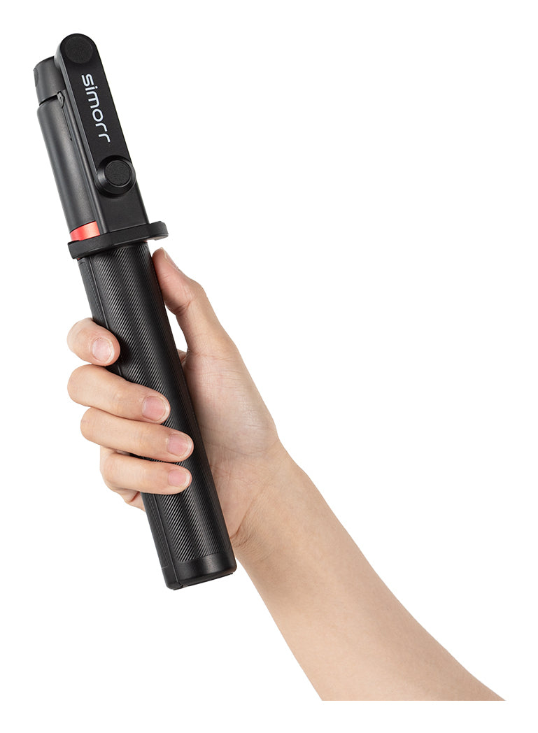 SmallRig ST20 Selfie-Stick – bis 130 cm, 1/4" Gewinde, Aluminium/ABS – Schwarz