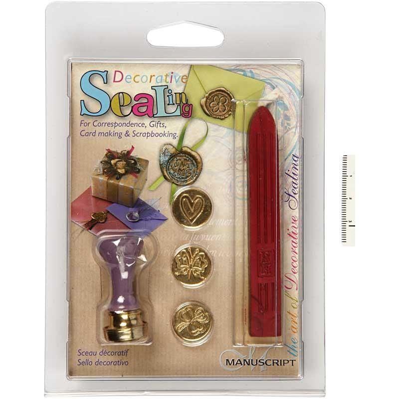Creativ Company Stempel-Set – Kleeblatt – Rot