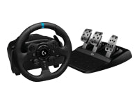 Logitech G G923 – Lenkrad + Pedale – Kabelgebunden (USB‑A), Kraft‑Rückmeldung, 900° Drehwinkel, Schwarz