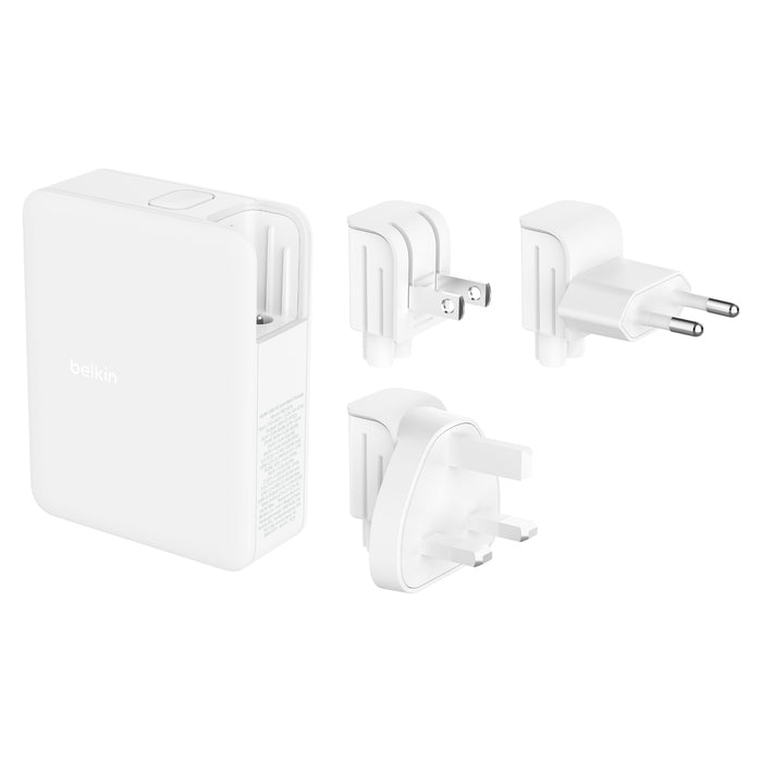 Belkin Ladegerät (UK/EU/US) – 140 W, 4× USB, GaN