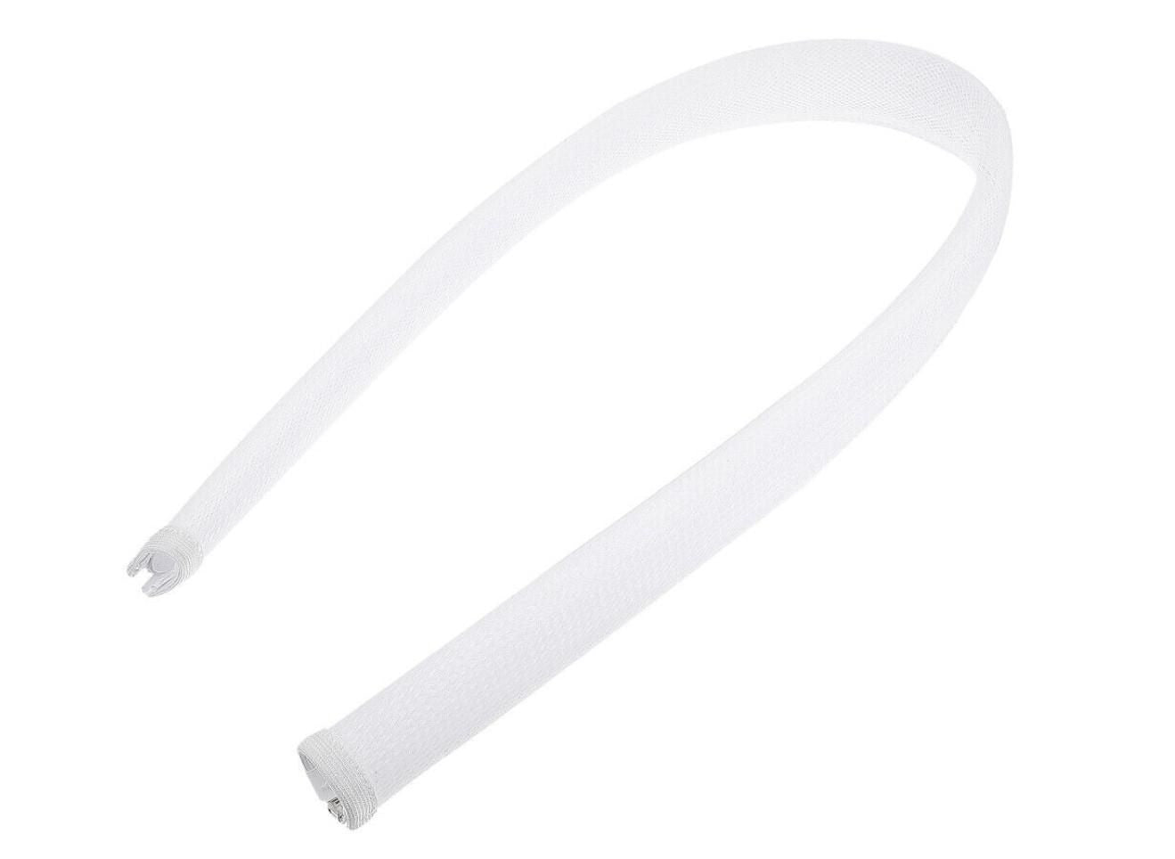 Vivolink Erweiterbare Kabelhülle mit Reissverschluss – 1,8 m – Polyester – Weiss