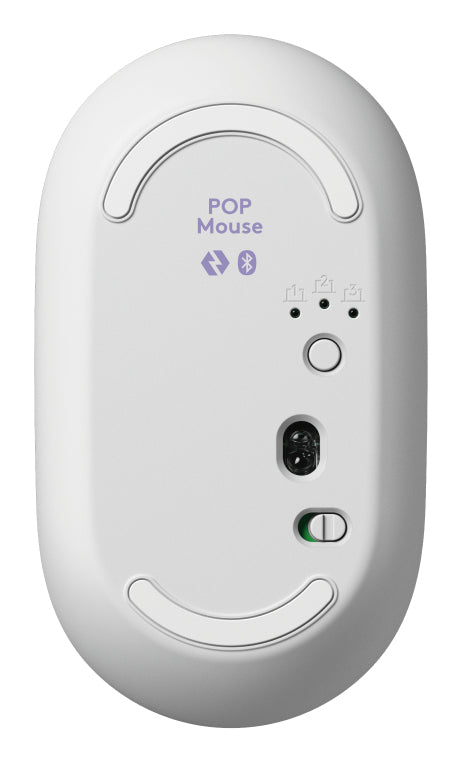 Logitech Pop Icon Combo – Tastatur-Maus-Set – Mini – Schere – Bluetooth – QWERTZ (CH) – Lila/Weiss