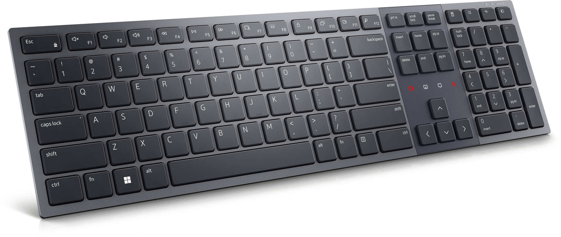 DELL KB900 – Tastatur – 100% – Schere – Bluetooth & 2,4 GHz (USB-A Empfänger) – QWERTZ (CH) – beleuchtet