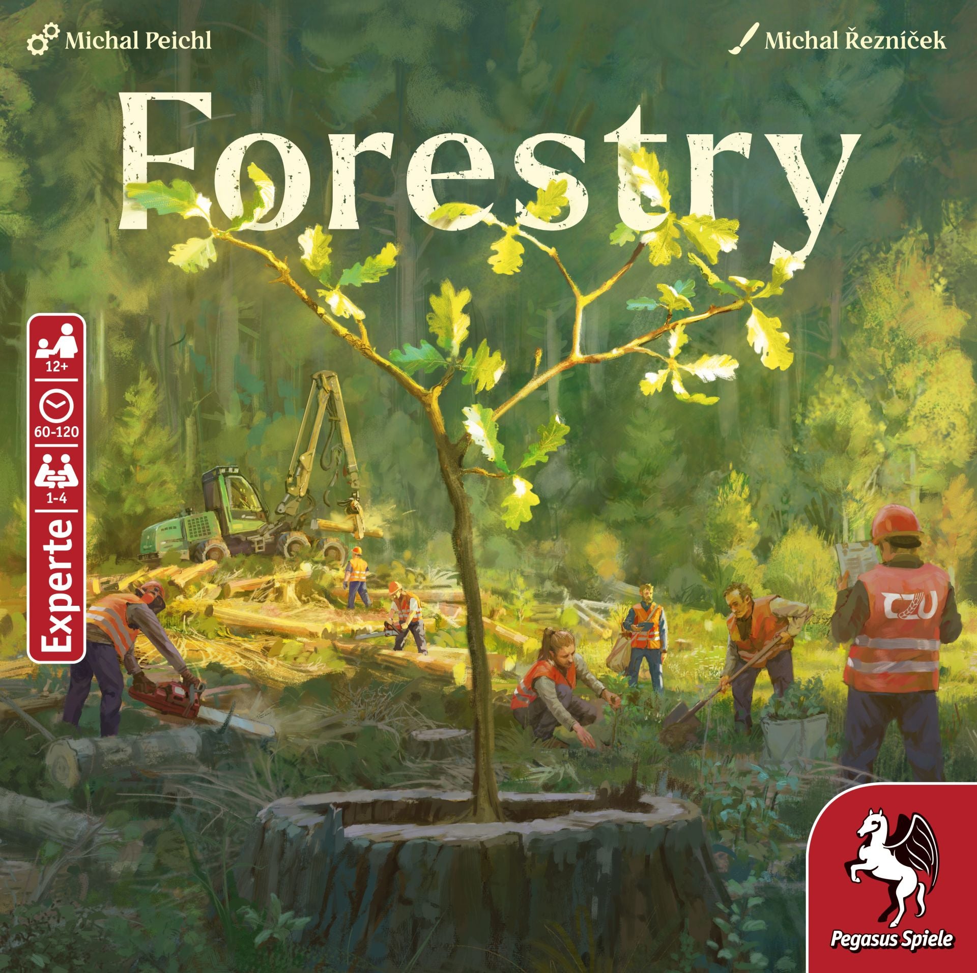 Pegasus Forestry Spiel – Strategiespiel, 1–4 Spieler, ab 12 Jahren, 120 Min., DE