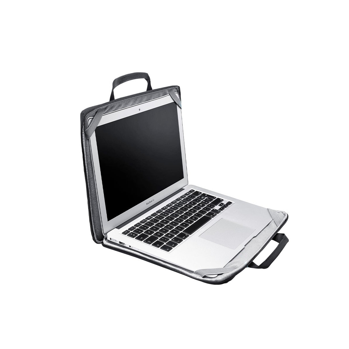Mobilis Notebook-Tasche bis 14" – 35% recyceltes Polyester, wasserdicht – Schwarz
