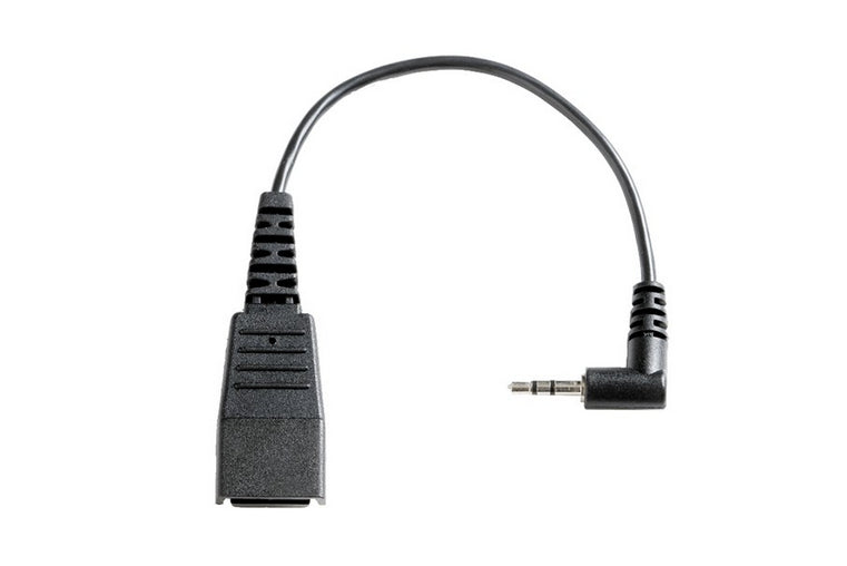 freeVoice ST25A – Adapterkabel – 2,5 mm auf QD – Schwarz