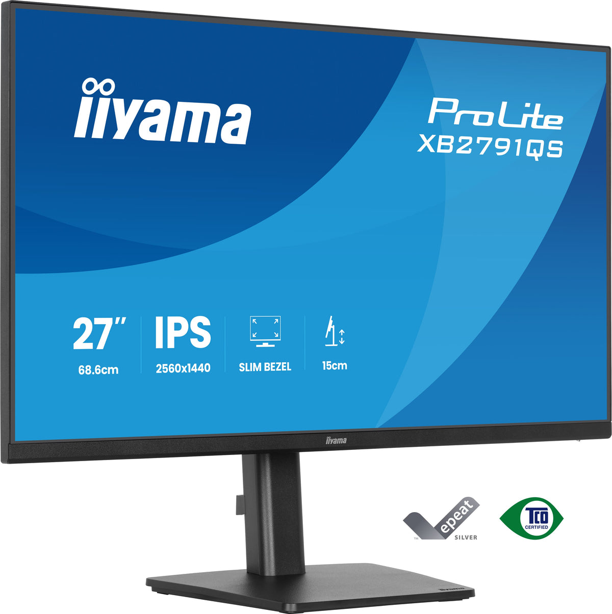 iiyama ProLite XB2791QS-B1 – 27", 2560 × 1440 (WQHD), IPS