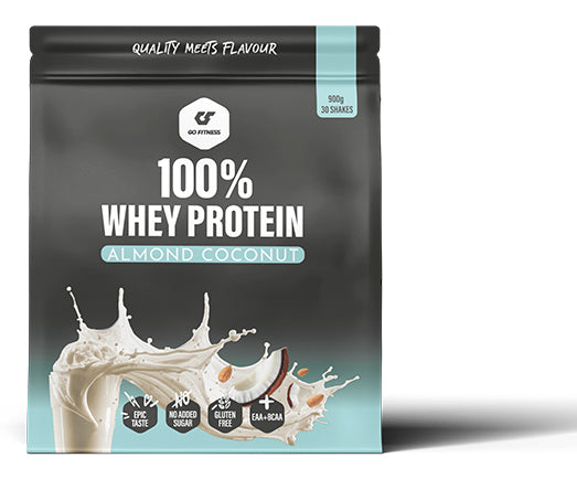 Go Fitness Whey Protein Kokos – glutenfrei, ohne Zuckerzusatz – 900 g