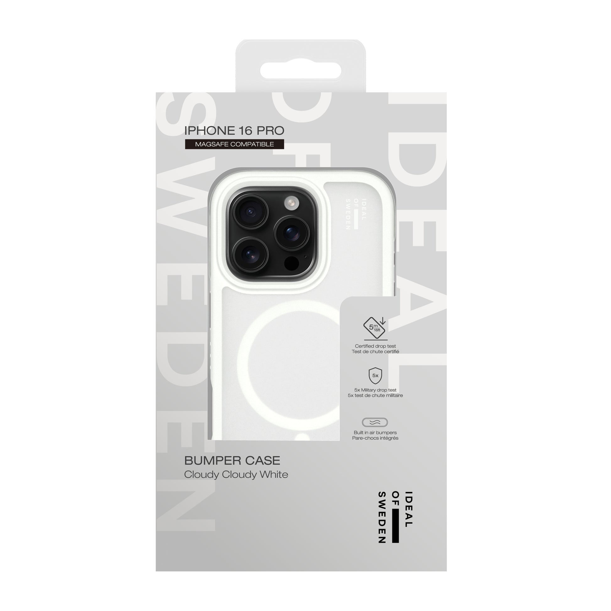 Ideal of Sweden – Backcover – für Apple iPhone 16 Pro – weiss – PC, MagSafe-kompatibel