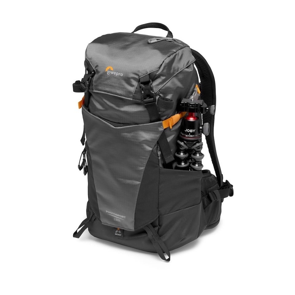 Lowepro PhotoSport BP 15L AW III Kamerarucksack – 15 l, Regenschutz – für Systemkameras und mehr – Grau