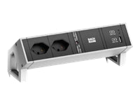 Bachmann Desk 2 Steckdosenleiste mit USB CH (Typ J) 2× – USB×2 – 0,2 m Kabel