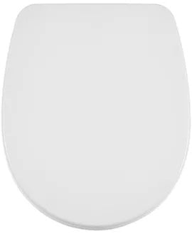 Diaqua WC-Sitz – Kunststoff, weiss, rund, 36 × 44,5 cm