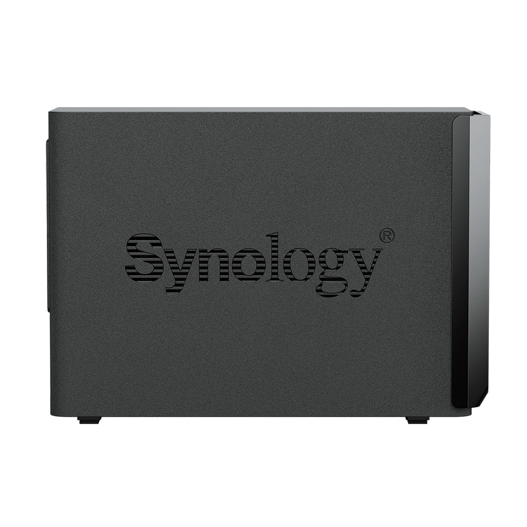 Synology DS224+ – 2-Bay Desktop NAS – Intel Celeron J4125, 2 GB RAM, für 2,5"/3,5" HDD/SSD, SATA