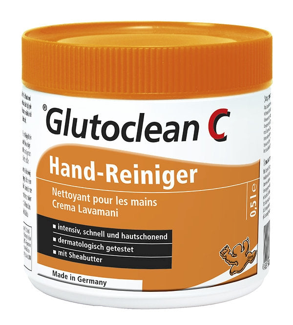 Glutoclean Flüssige Handseife – Flasche – 500 ml – Orange, Weiss
