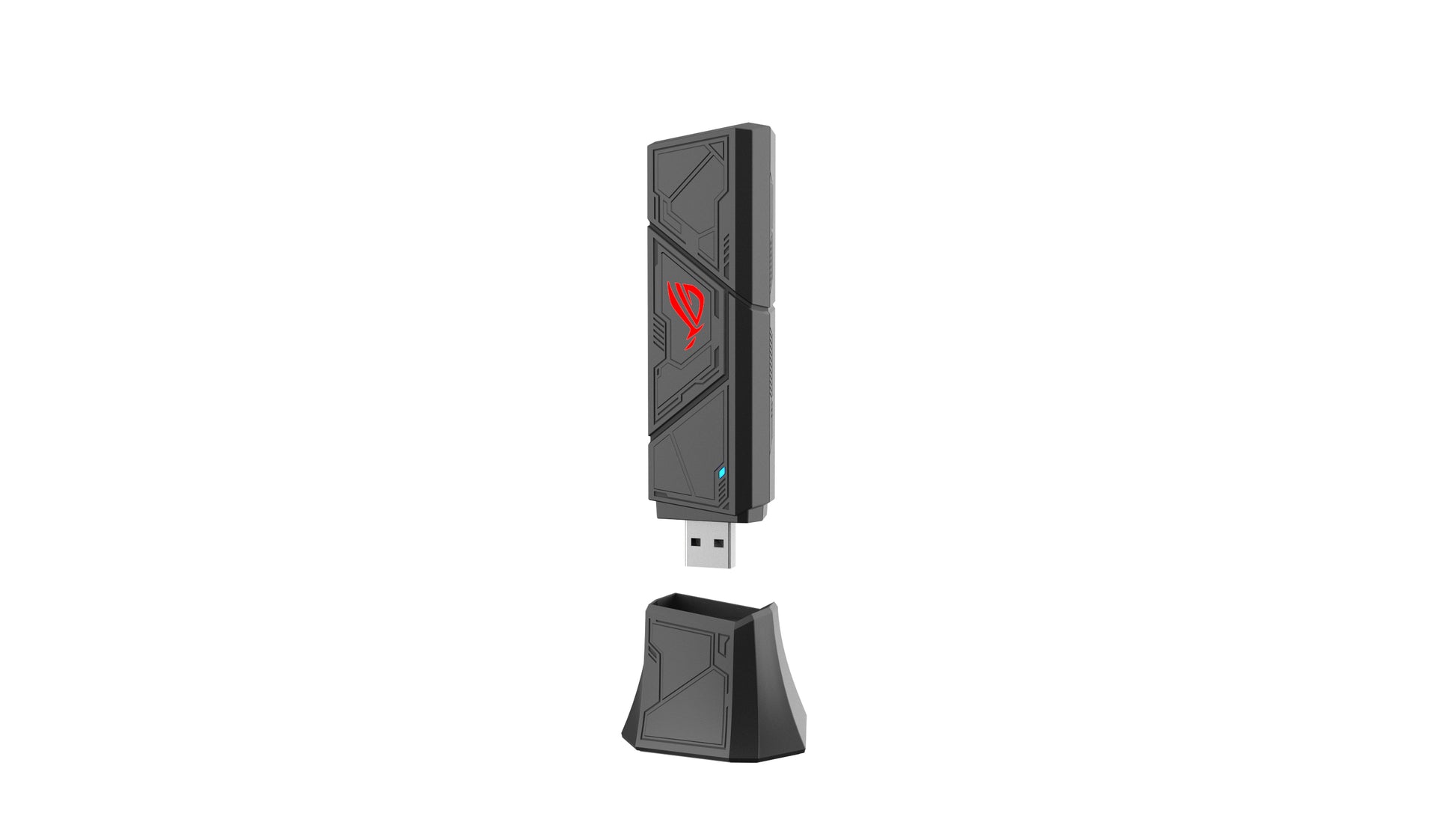 ASUS ROG USB-BE92 USB-WLAN-Adapter – Wi-Fi 7 (802.11be) Tri-Band, bis 6500 Mbit/s, USB 3.2 Gen 1 – für PC