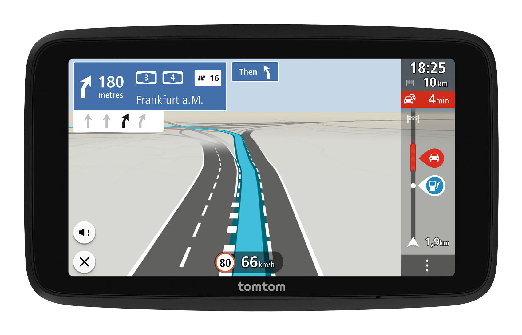 TomTom GO Classic 6 2. Generation – 6" HD720 Interaktives Display (Touch), Schwarz