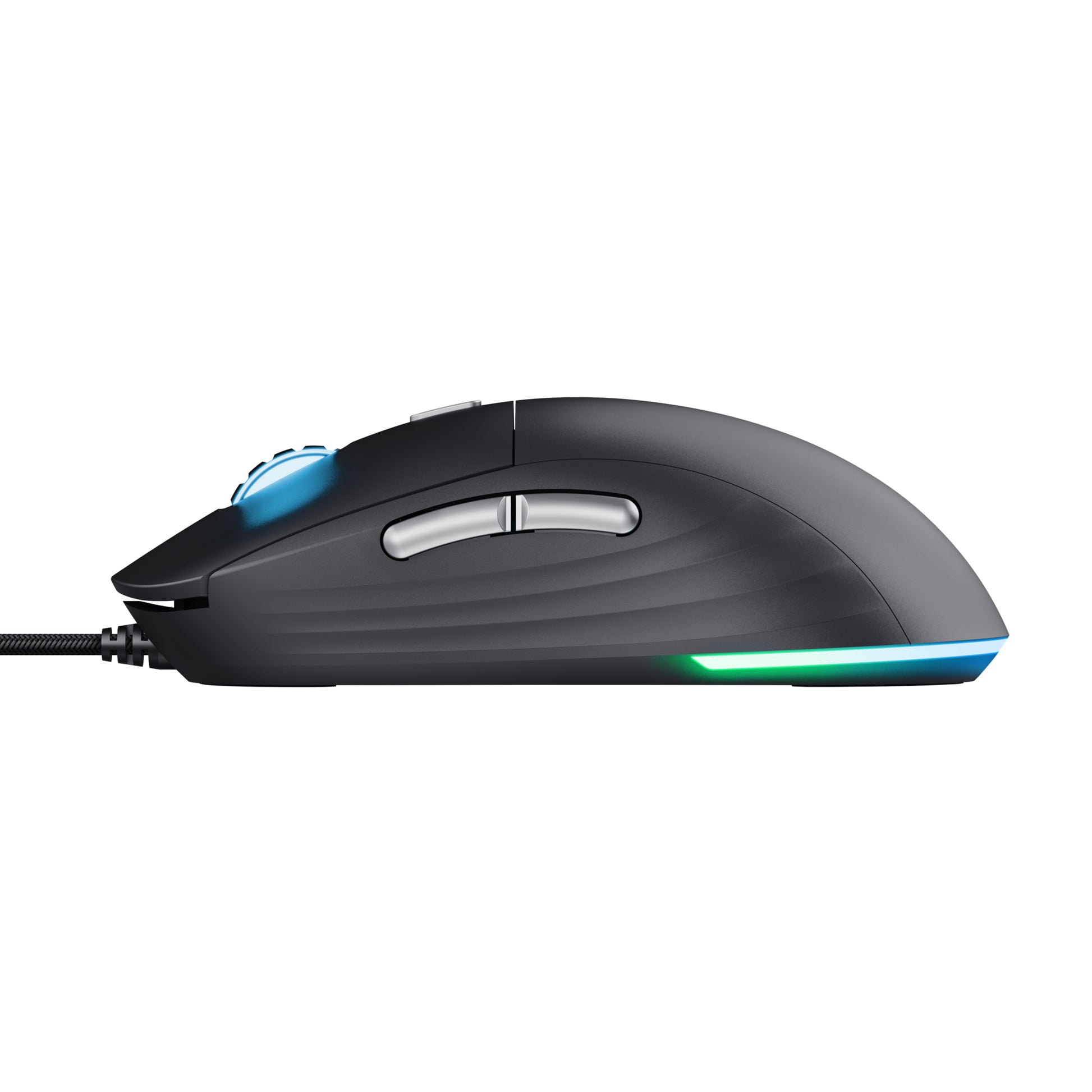 Trust GXT925 Redex II Gaming-Maus – kabelgebunden, 6 Tasten, für Rechtshänder, Beleuchtung, schwarz