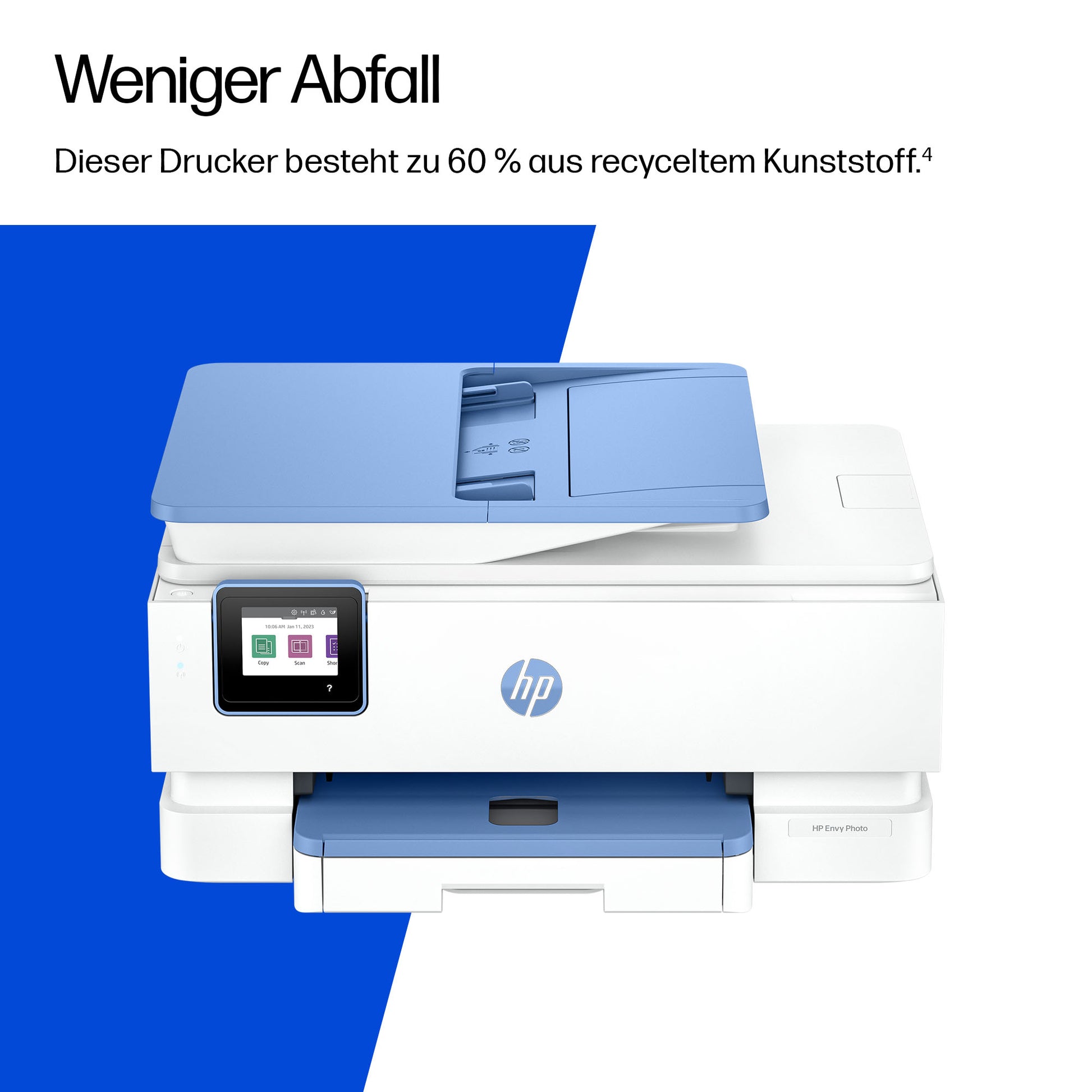 HP Envy Photo 7931 – Farbtintenstrahl-Multifunktionsdrucker, A4, 3-in-1, Duplex, ADF, WLAN, AirPrint, Mopria