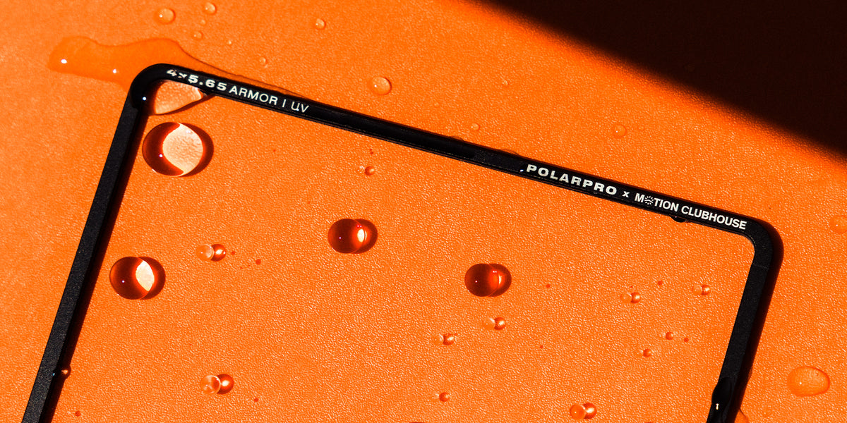 PolarPro ND64 Neutraldichtefilter – 6 Blenden, Aluminium/Glas – für 4×5,65 – mit Tasche