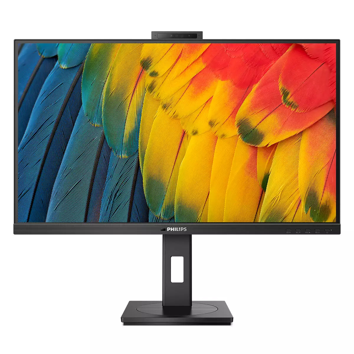 Philips 24B1U5301H/00 – Monitor, 23,8", IPS, 75 Hz, 300 cd/m², Webcam, KVM, USB-C, VESA 100 × 100, Schwarz
