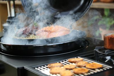 Outdoorchef Kaltrauchanlage Smoke – bis zu 8 Std. Akku, Edelstahl – schwarz/edelstahl