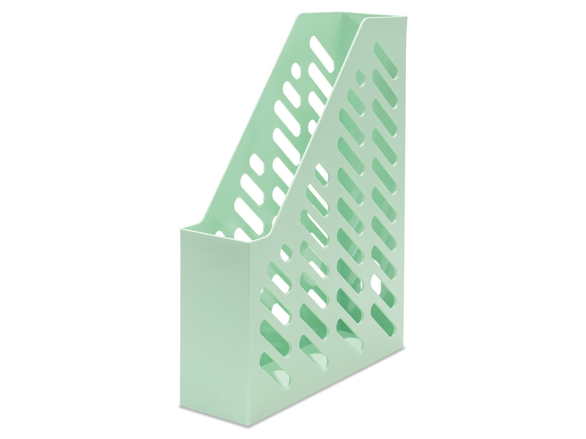 HAN Stehsammler – für A4/C4, mit Daumenbohrung, grün, Polystyrol (PS), B 76 × H 315 × T 246 mm, 10er-Set