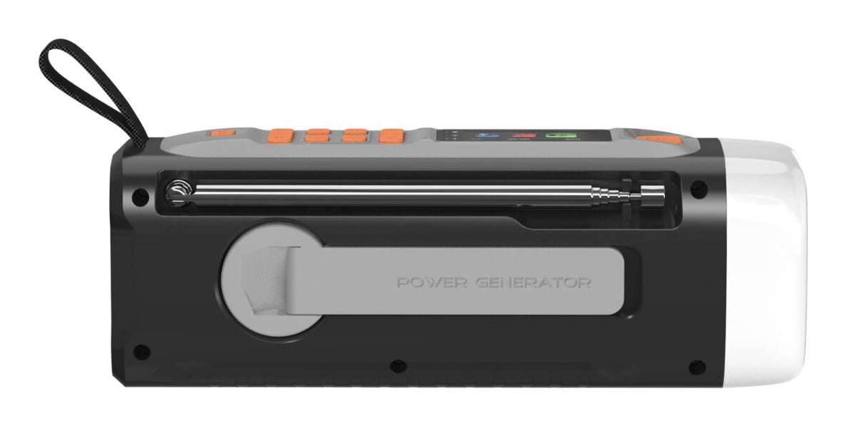 Marmitek RESQ 200 – Tragbares DAB+ Radio, FM, Bluetooth, IPX3 – Schwarz