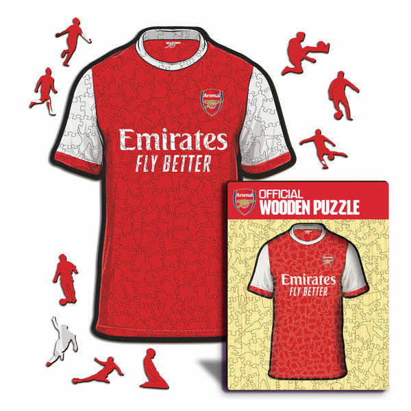 Iconic Puzzles Puzzle Arsenal FC Trikot – 150 Teile – 21 × 27 cm – ab 10 J.