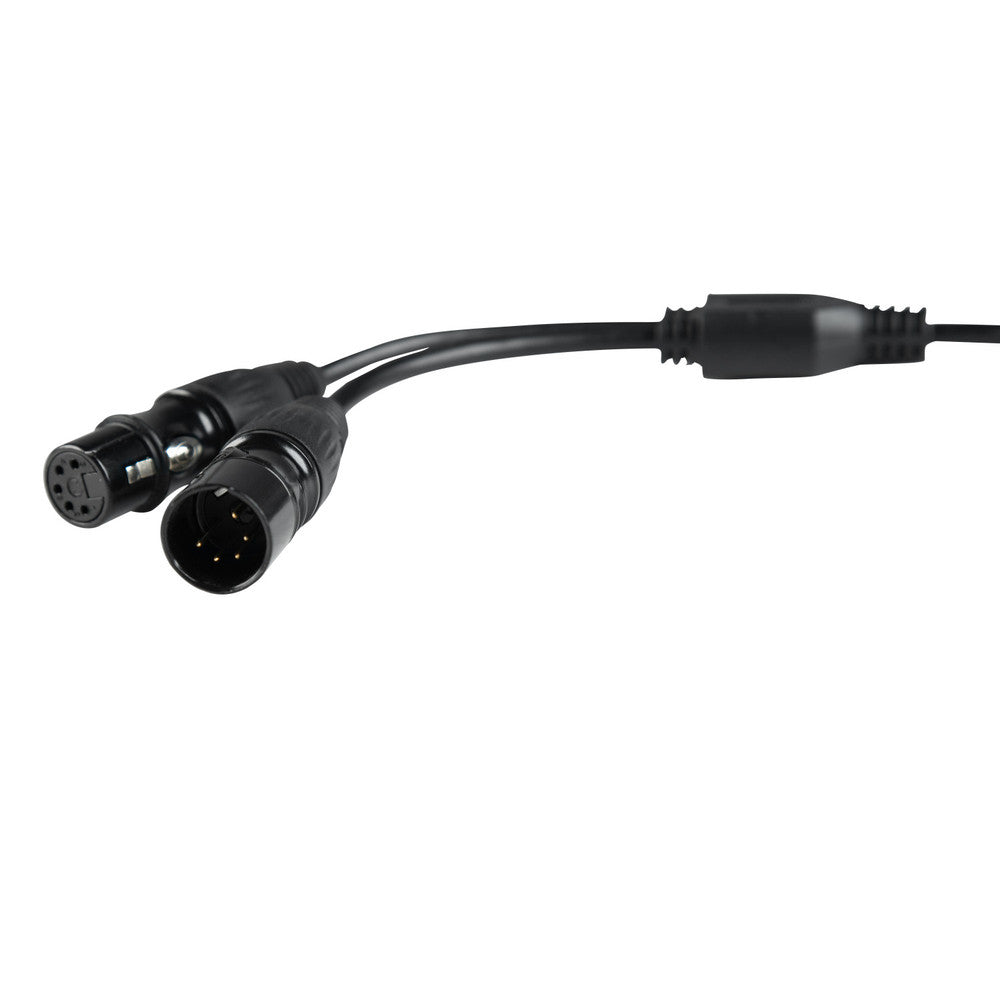Nanlite CB-DMX-ACP-1/2 – Kabelsplitter, Aviation-Stecker, Schwarz