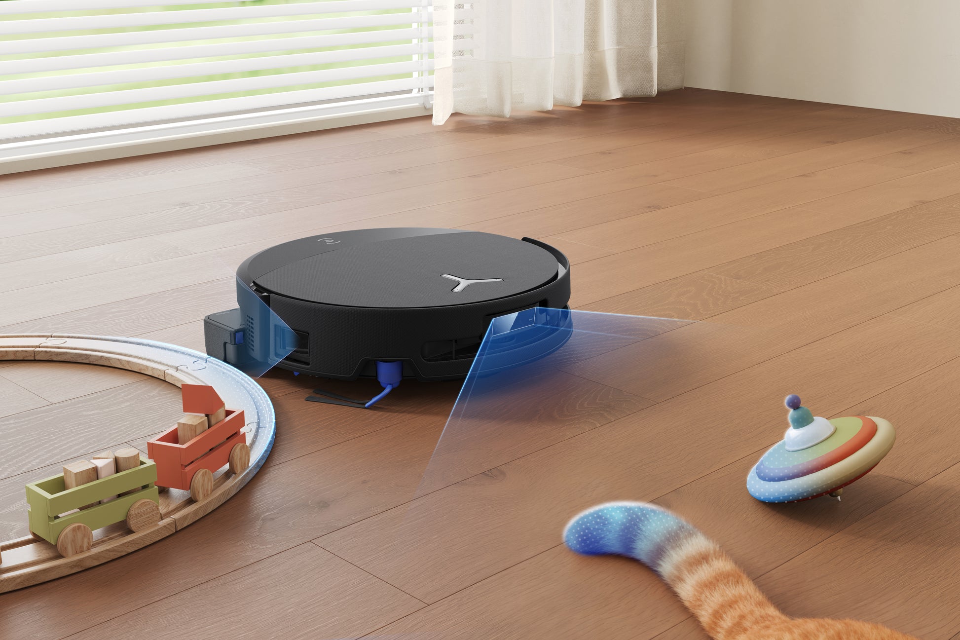 Ecovacs Saugroboter DEEBOT T90 PRO OMNI, mit Absaugstation, mit Wischfunktion – 30000 Pa, 350 min, Höhe 98 mm