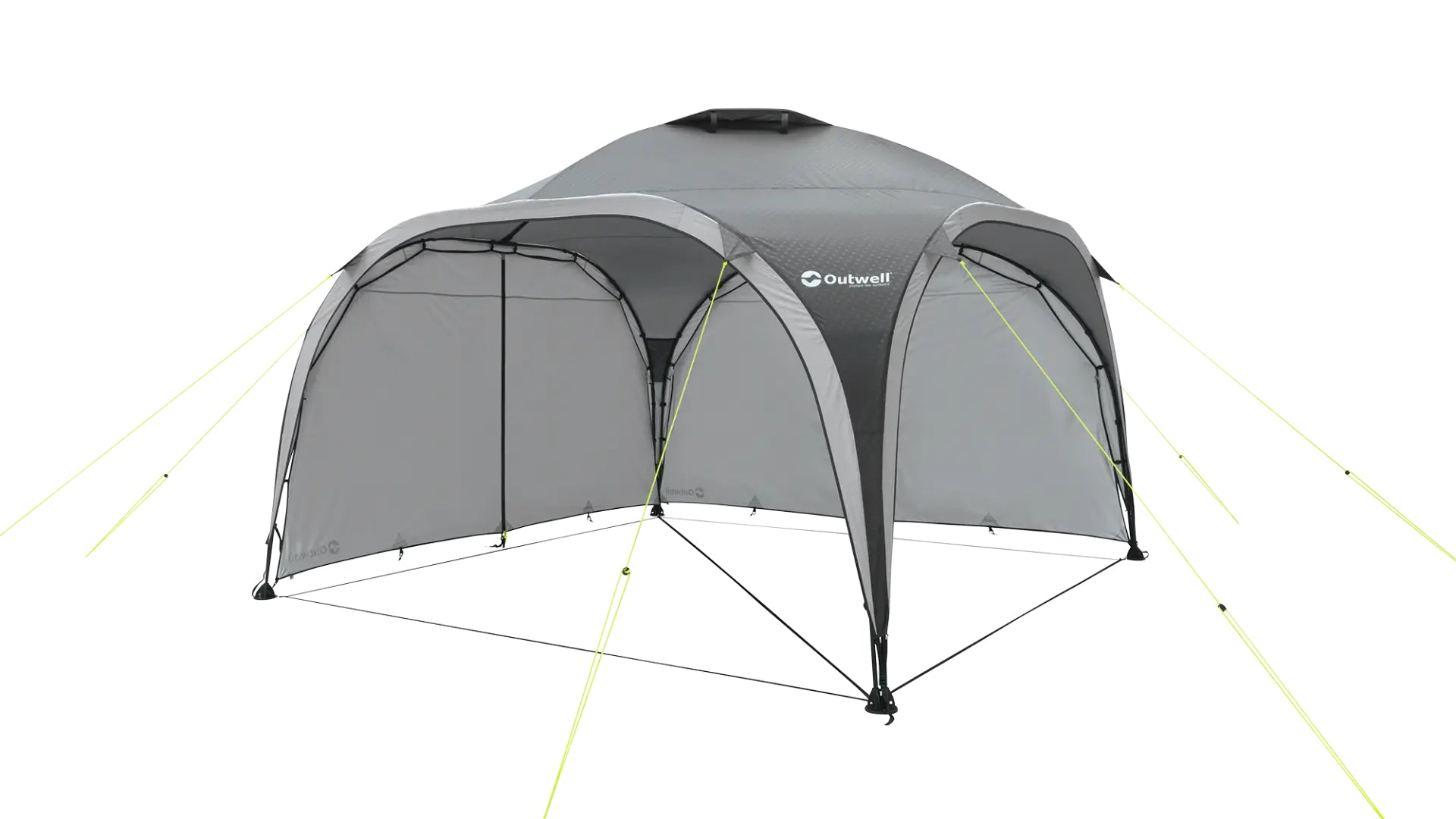 Outwell Seitenwand – mit Reissverschluss, spritzwassergeschützt, UV-Schutz (USF 50+) – 1300 g – grau/silber