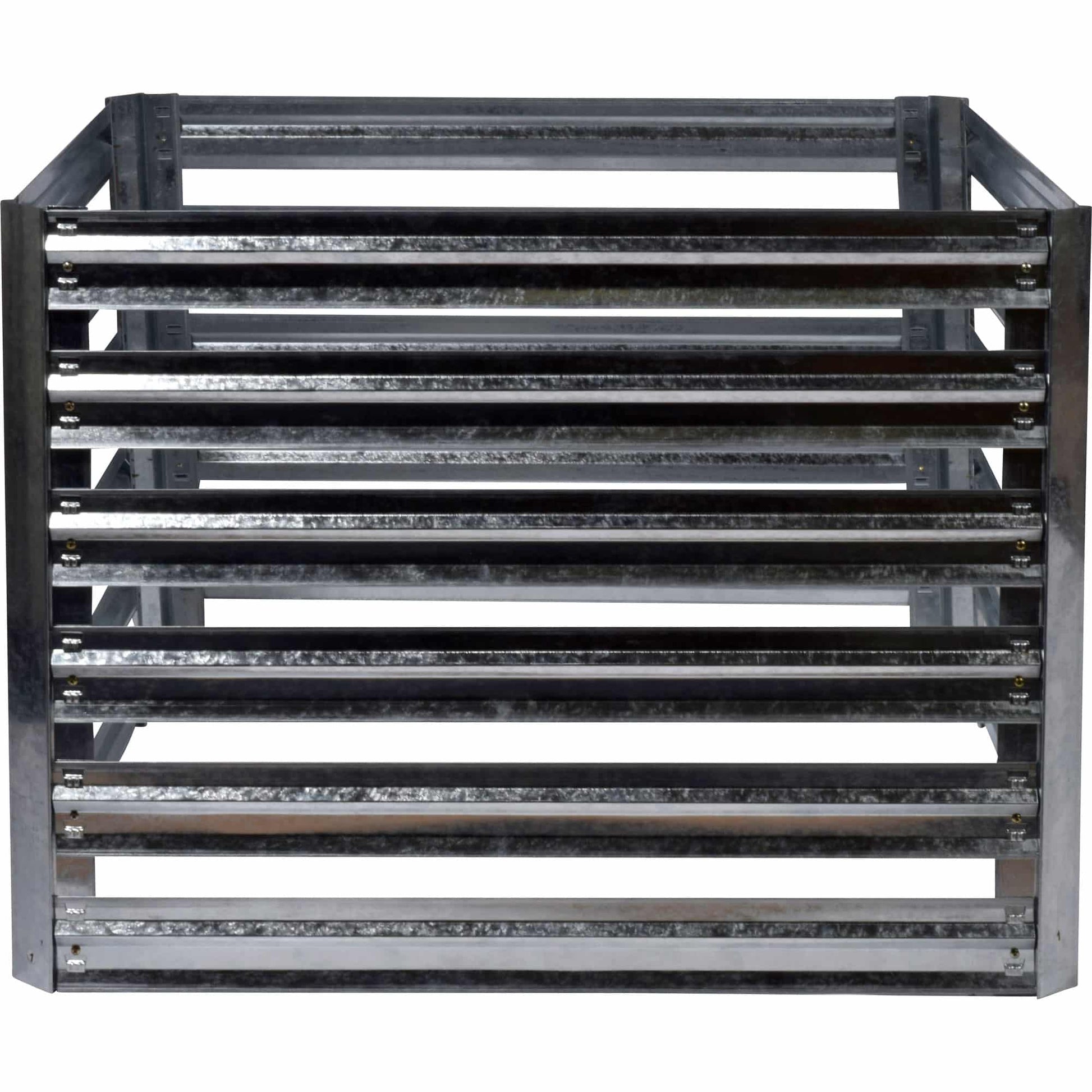 Dobar Komposteimer Muck – 500 l – Stahl (galvanisiert) – Schwarz – Wetterfest
