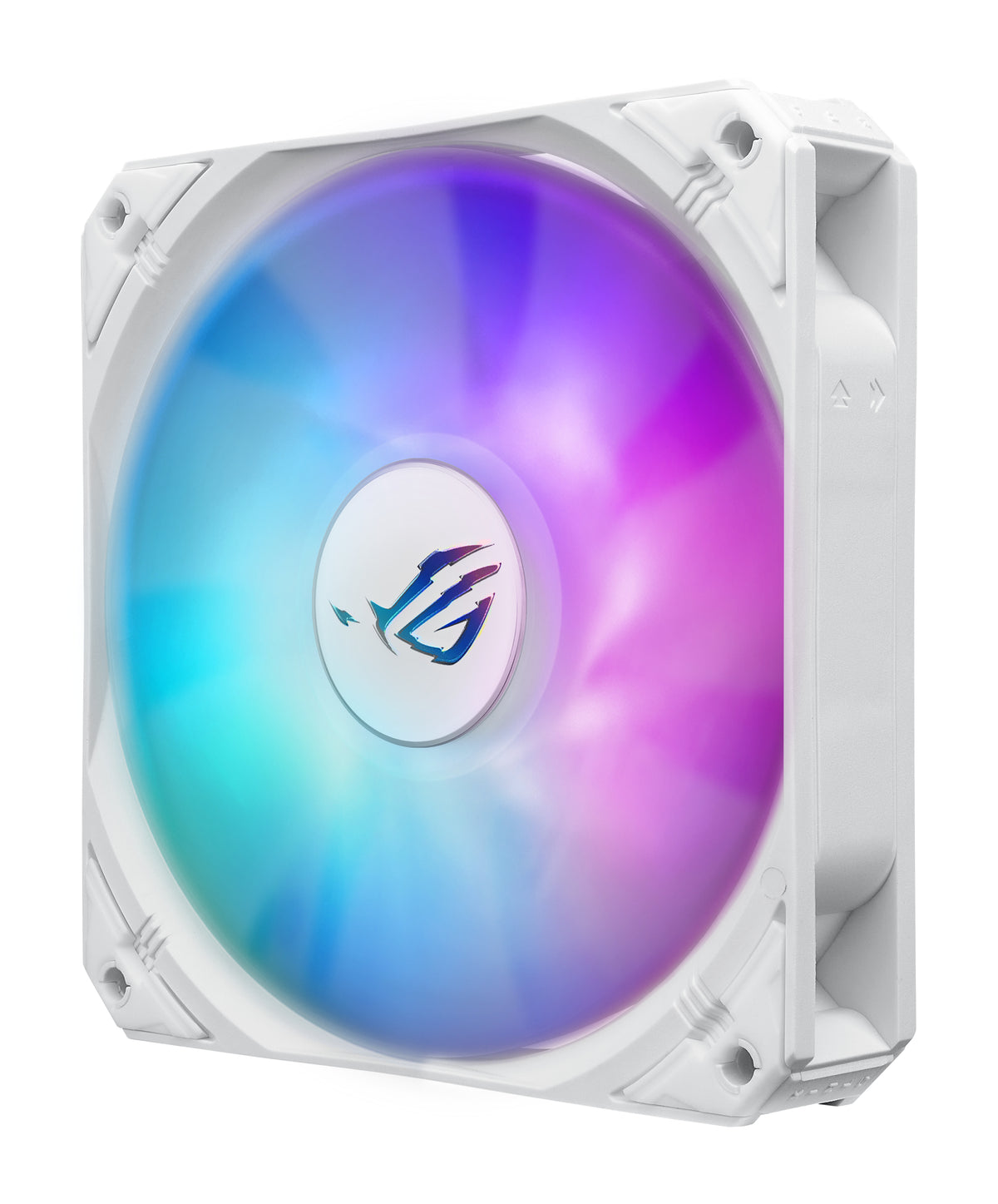 ASUS ROG STRIX LC III 360 ARGB WH – Flüssigkeitskühler – 360 mm Radiator, 3×120 mm Lüfter, LCD, Weiss