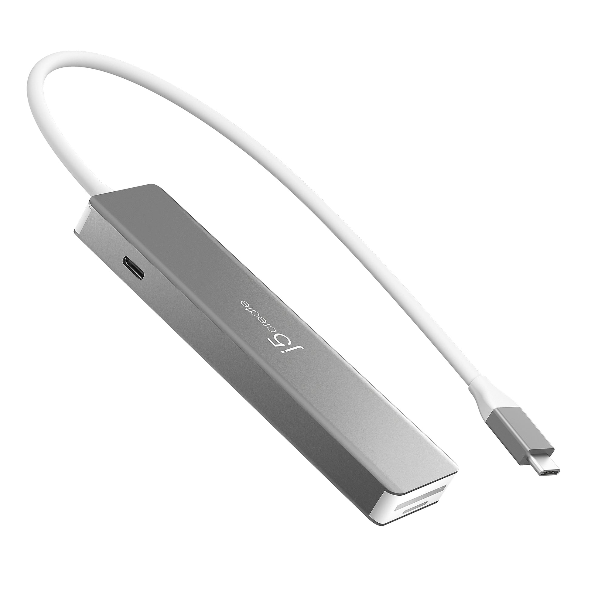 j5create JCD390-N Multiport-Adapter – USB-C, HDMI, 2× USB-A, 2× USB-C, 100 W PD, für Windows/Mac