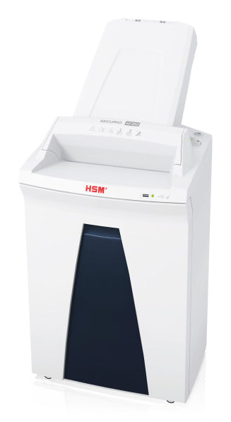 HSM Securio AF350 – Aktenvernichter mit Autofeed 350 Blatt, DIN P-5, Mikroschnitt 1,9 × 15 mm, 8–10 Blatt, 35