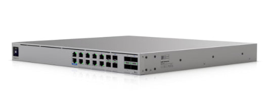 Ubiquiti Enterprise-Router, 100 Gbit/s Firewall, IPS 79 Mbit/s, 8x LAN (10GbE), 4x SFP28, 4x QSFP28, Rack 1U