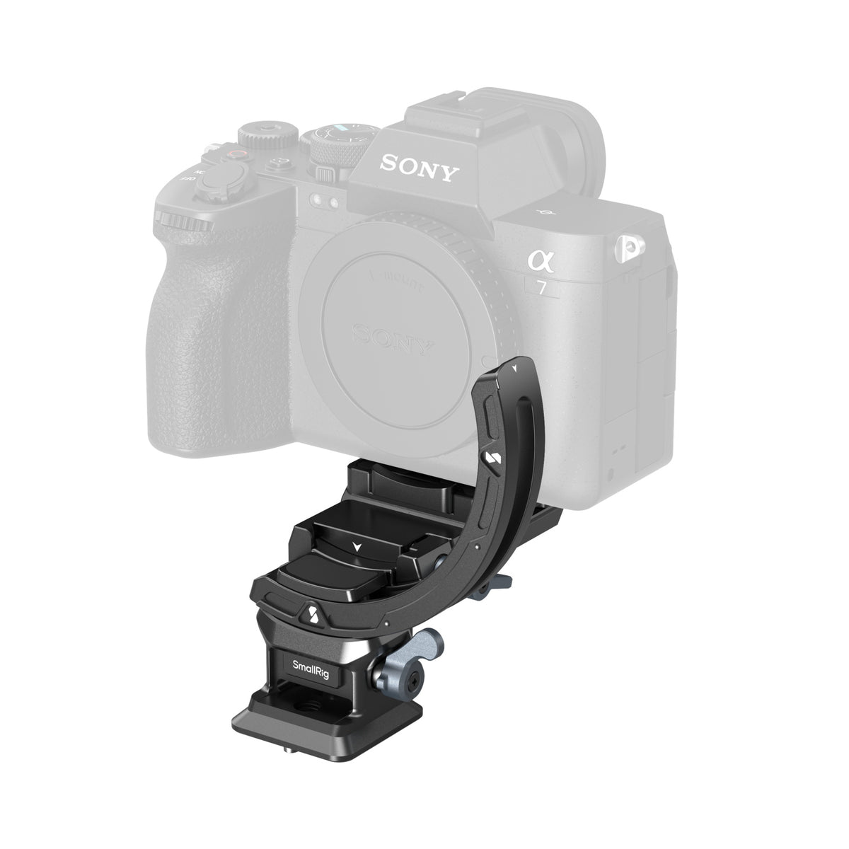 SmallRig 4349 Montageplatte H‑to‑V – für Sony, FUJIFILM, Nikon und andere – Schwarz – 2er-Pack